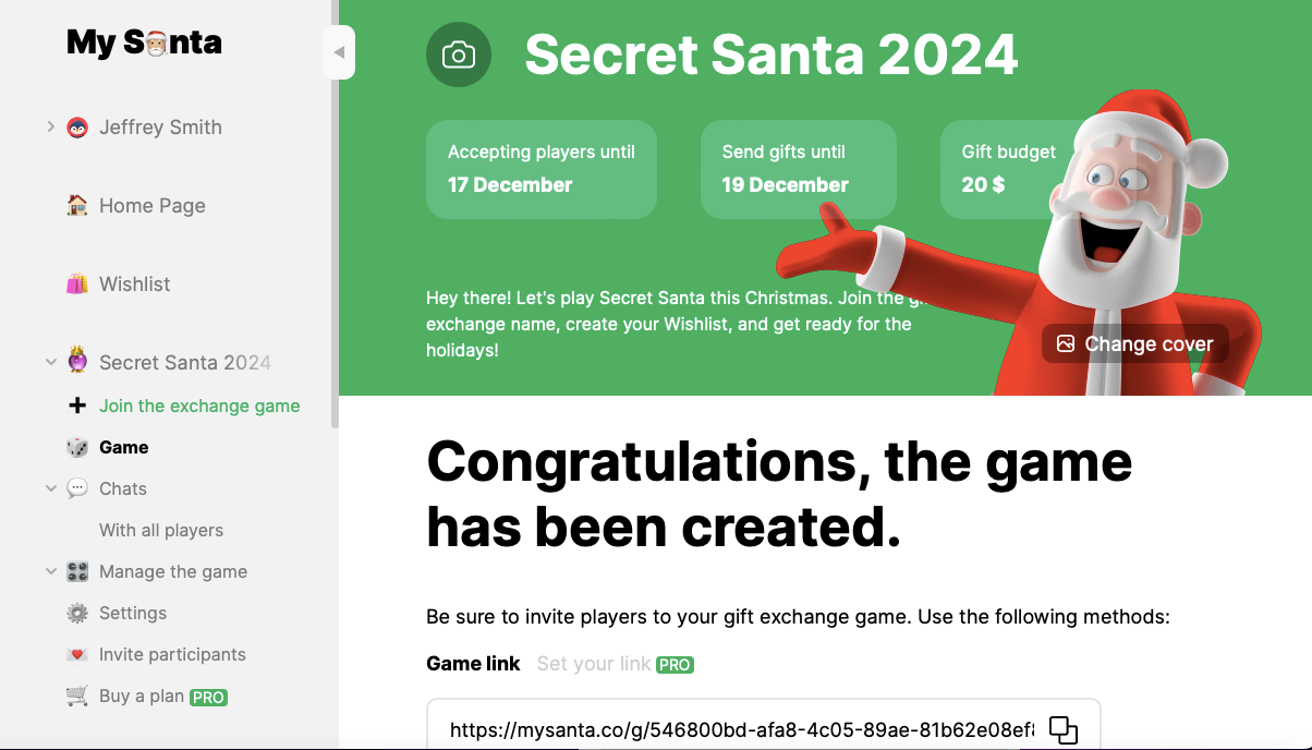 Free Secret Santa generator online