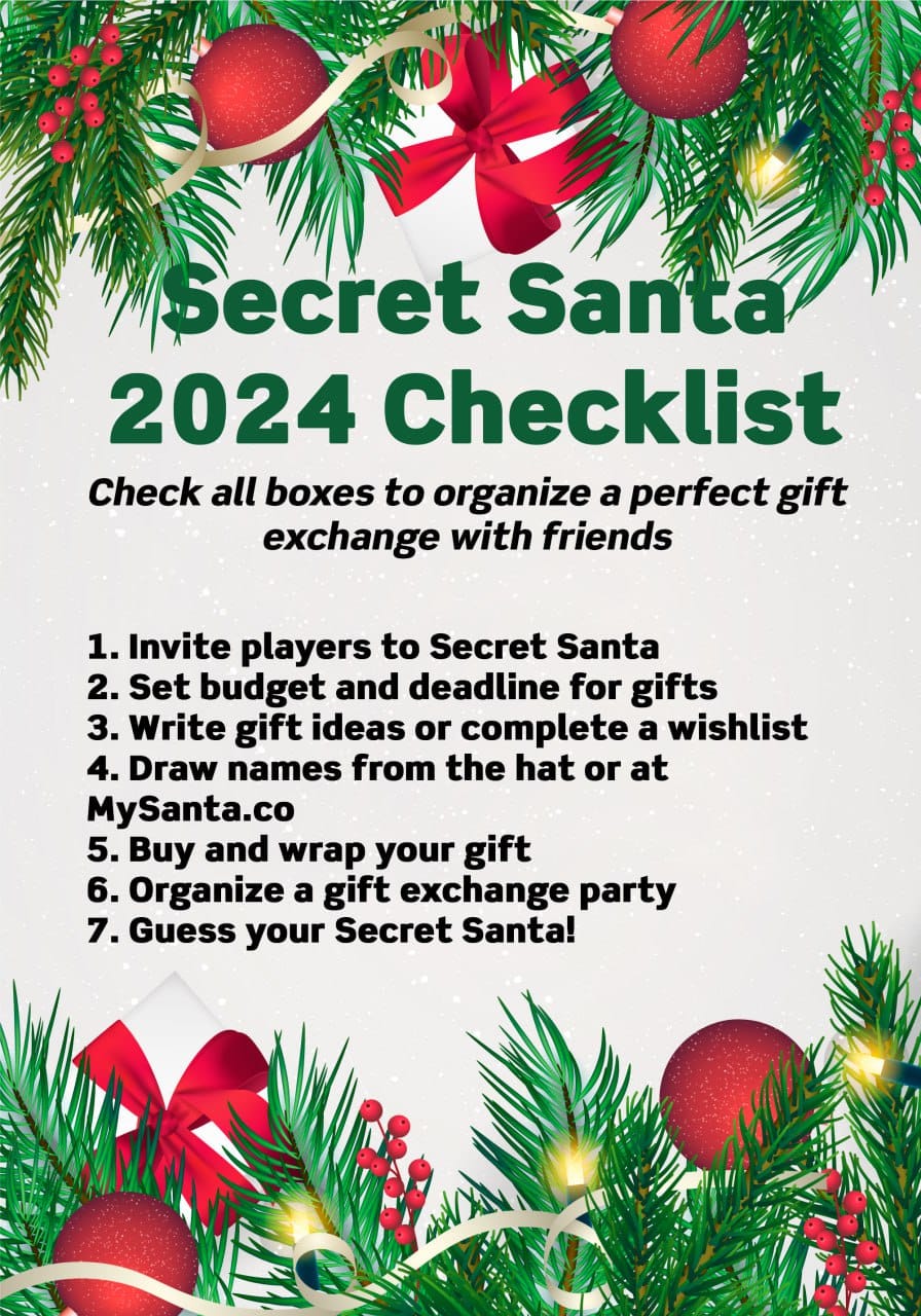 Secret Santa rules for friends