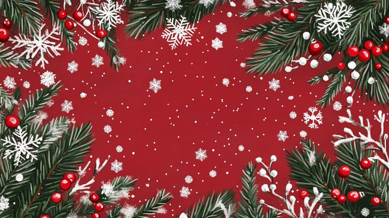 Backgrounds for online Christmas celebration.