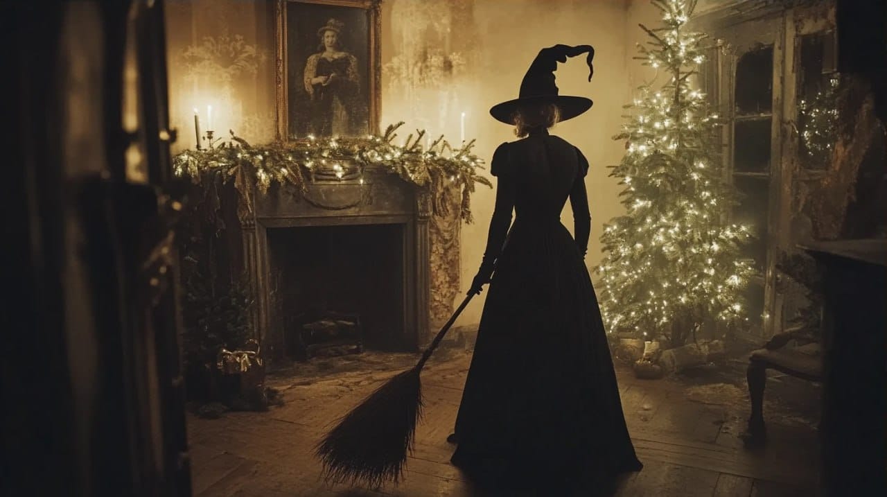 The old Norwegian superstition about hiding brooms on Christmas Eve