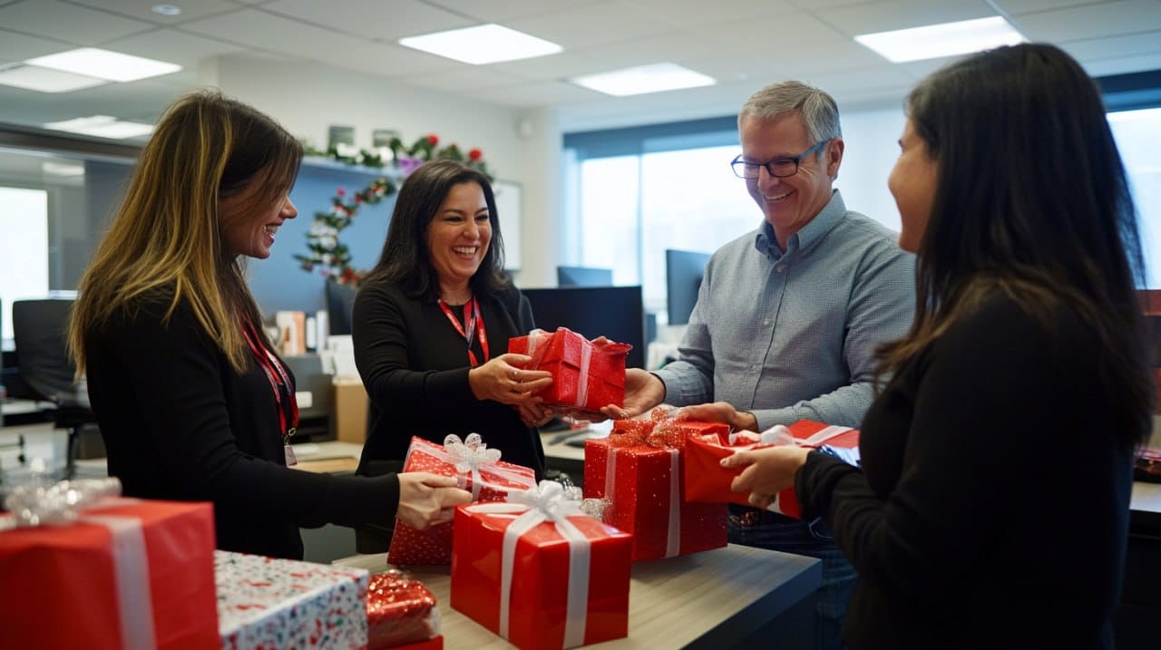 Christmas gift etiquette in the workplace 