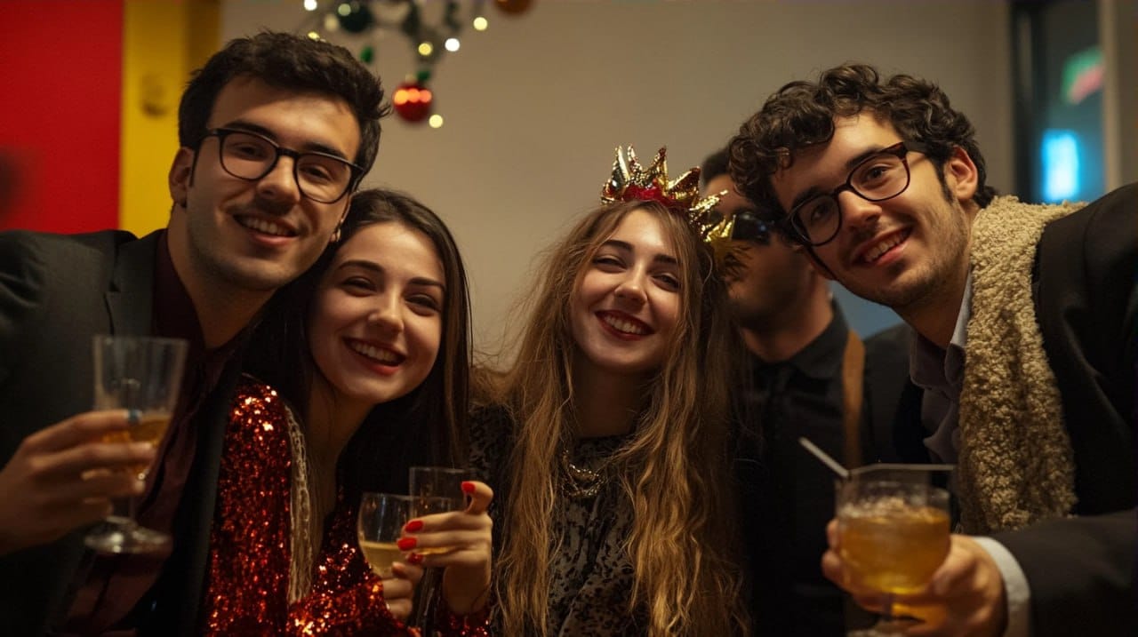 Christmas party for Gen Z workers