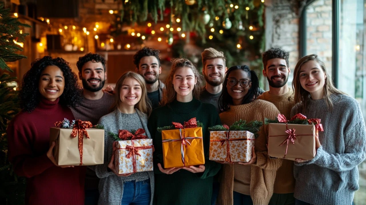 Secret Santa for nine players