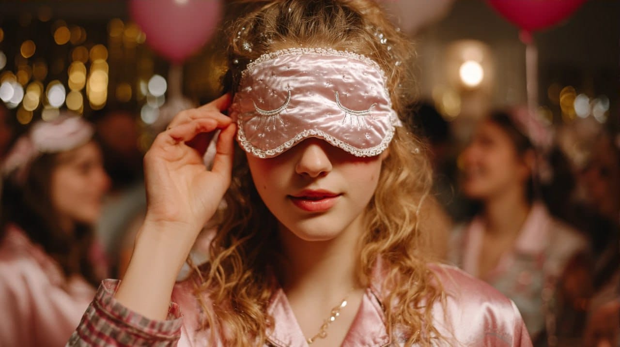 A pajama Christmas party for girls
