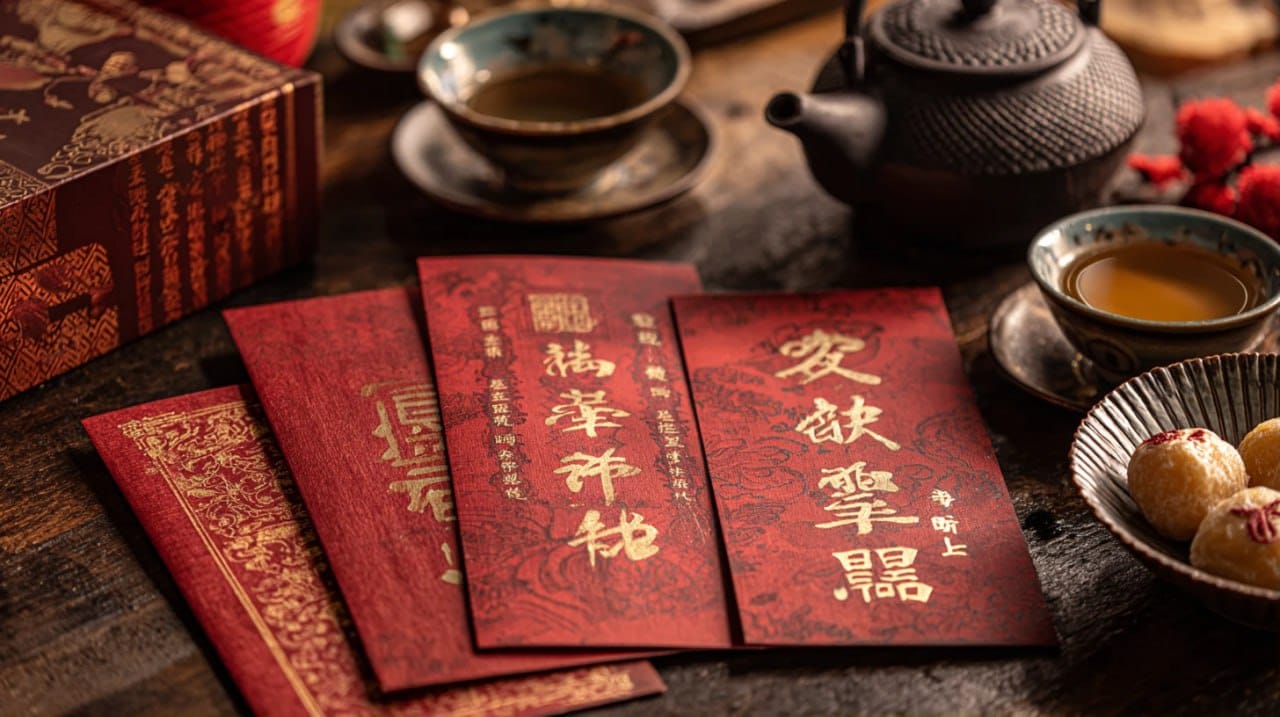 Greeting cards, tea, and tasty treats as Christmas gifts in China