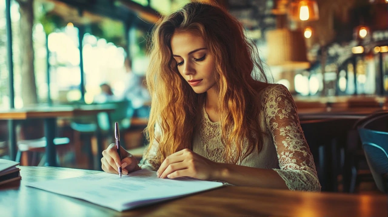 Completing the free Secret Santa questionnaire