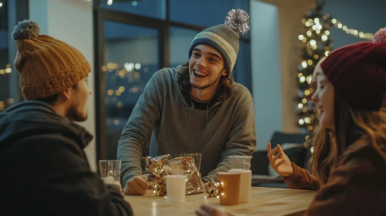 Christmas is a great time to make new friends.