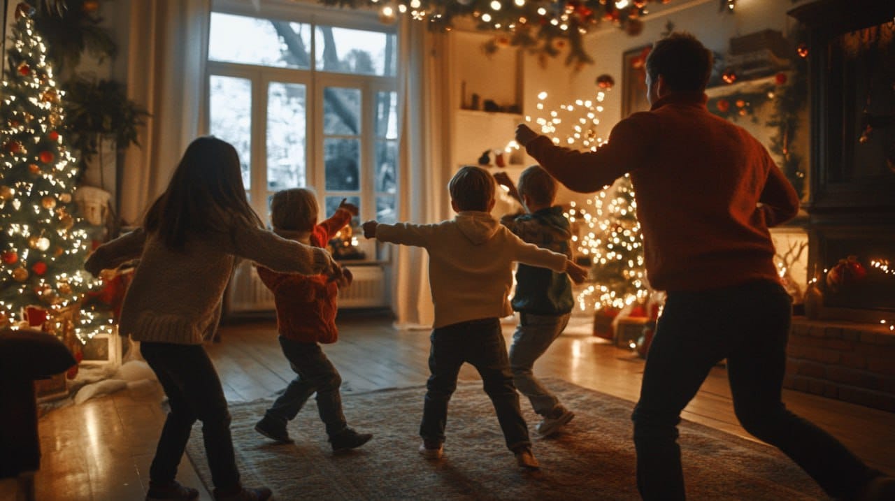 Screen-free Christmas activities with family 