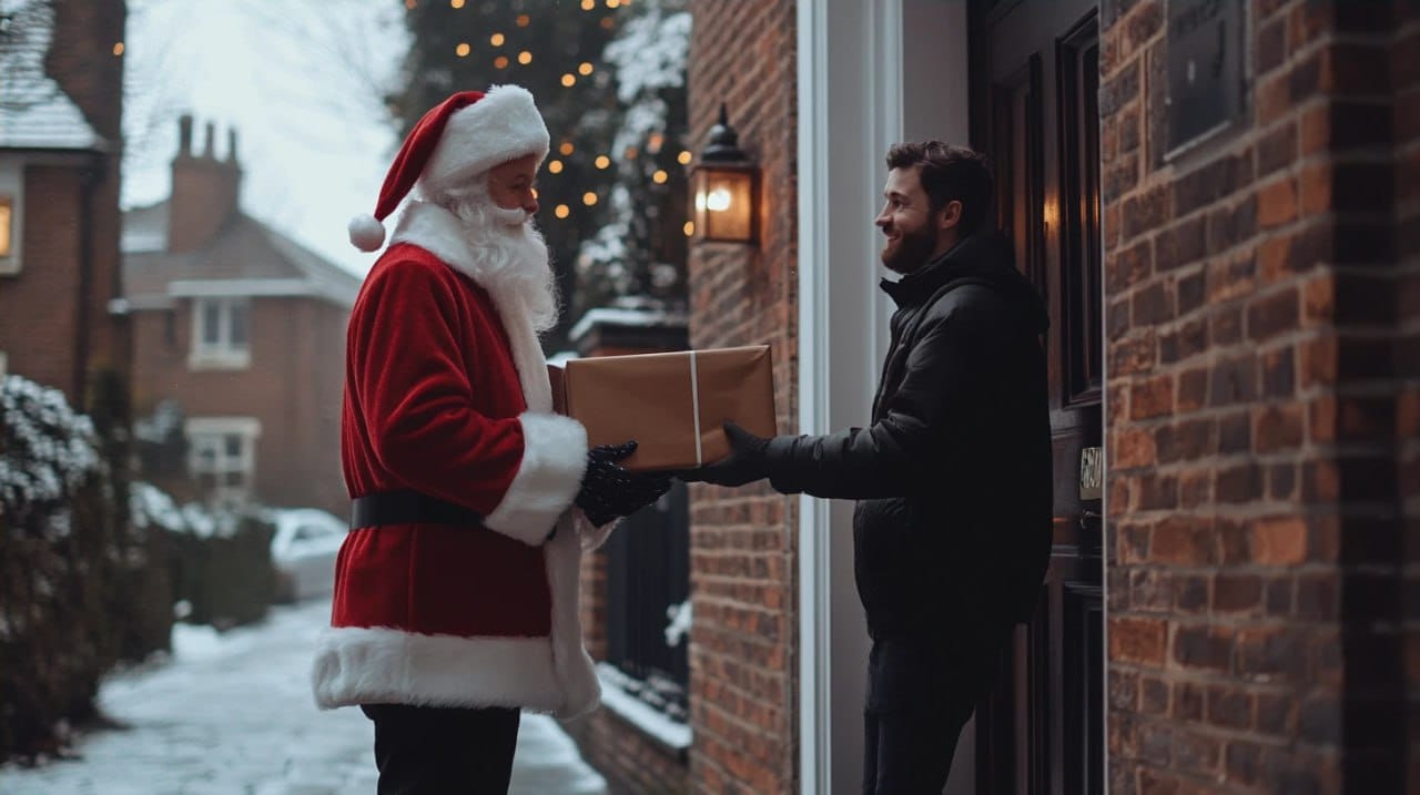 Secret Santa gift delivery