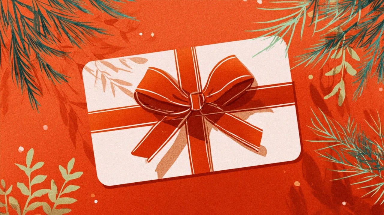 A virtual gift card for the employee