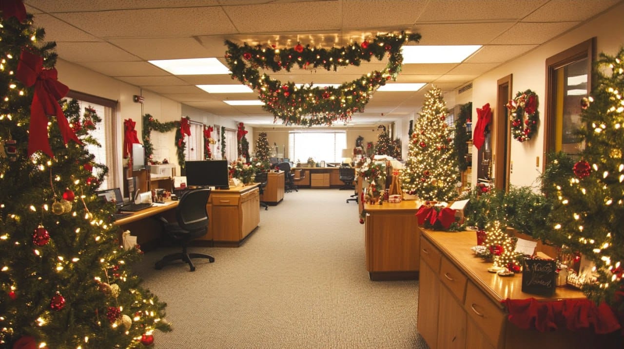 Secret Santa game in the office 