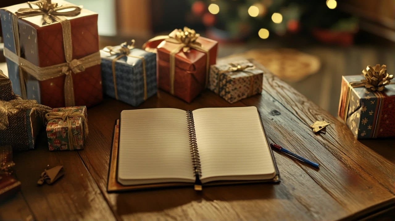Notebook Christmas gift for a coworker