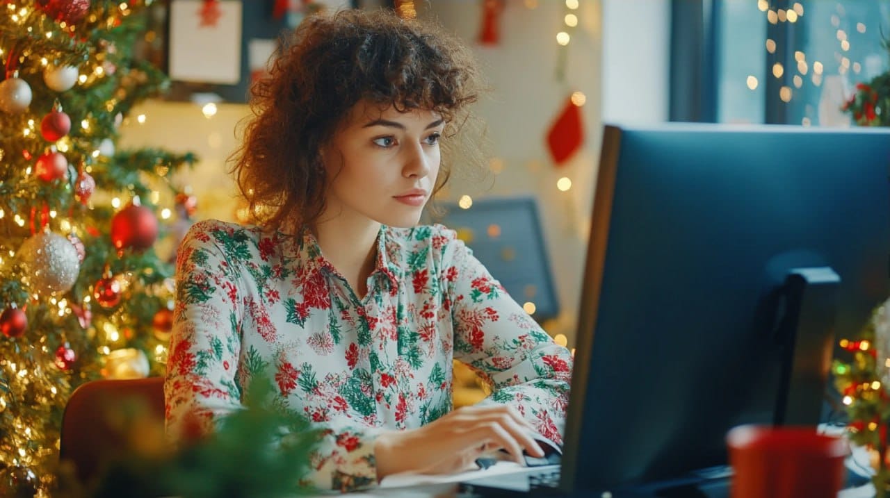 Workplace virtual Christmas party 